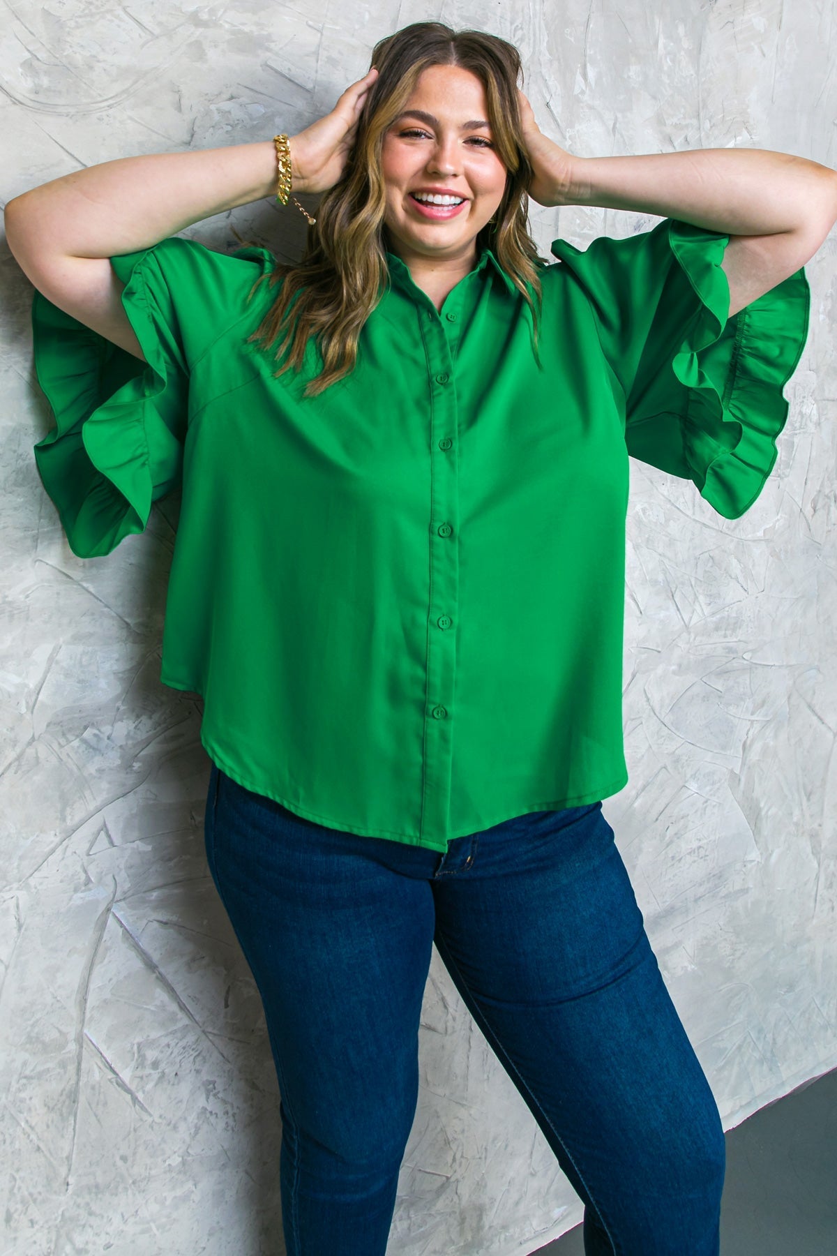 BACK TO BUSINESS WOVEN TOP Flying Tomato